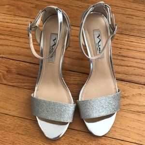 Silver heels